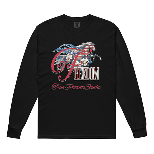 Freedom's Leap Unisex Long Sleeve (Black) Tee